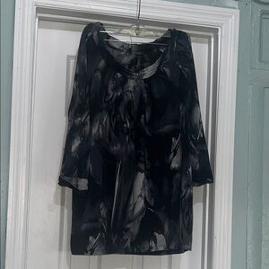 Daisy Fuentes Black and Gray Skirt